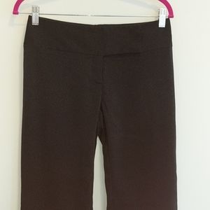 Divided Black metallic dress pants straight leg